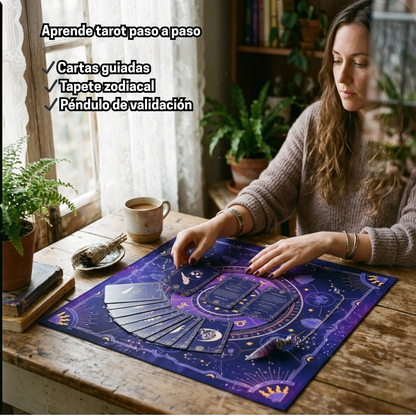 Baraja de Tarot para Principiantes PREMIUM – 78 Cartas con Significados en Español
