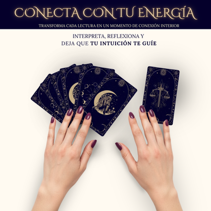 Baraja de Tarot para Principiantes PREMIUM – 78 Cartas con Significados en Español