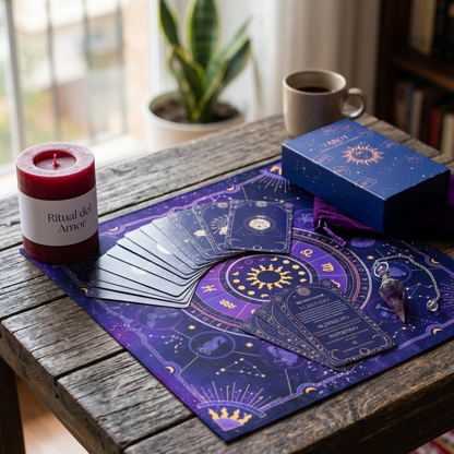 Baraja de Tarot para Principiantes PREMIUM – 78 Cartas con Significados en Español