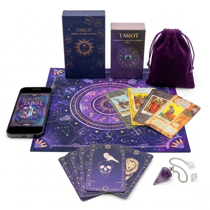 Baraja de Tarot para Principiantes PREMIUM – 78 Cartas con Significados en Español